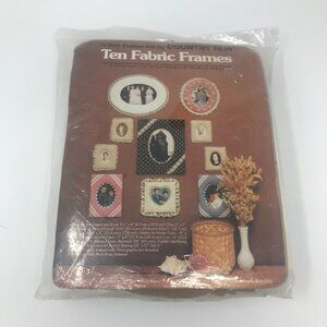 Vintage Soft Frame Kit By Country Fair Ten Fabric Picture Do It Yourself Frames